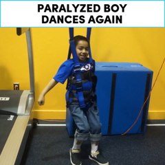 Paralyzed boy dances again  [Mic Archives]