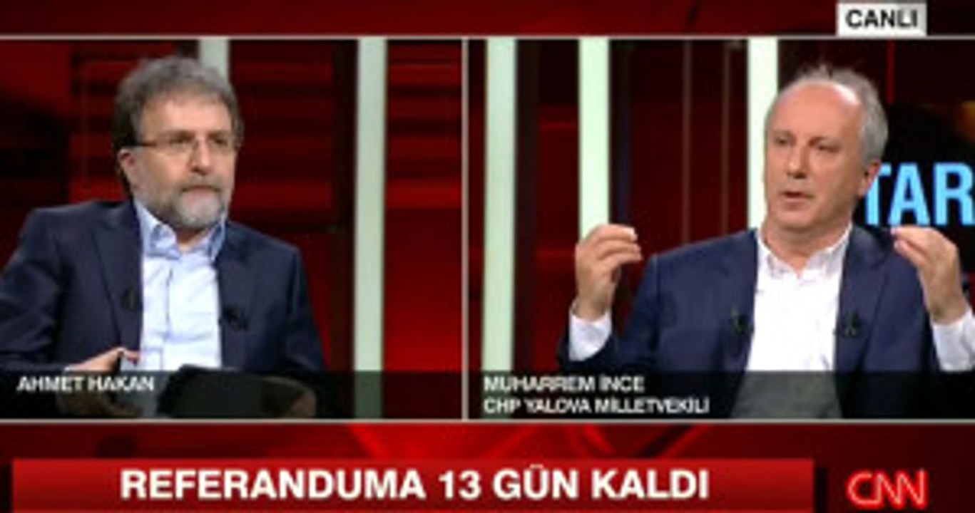 Ahmet Hakan'ın Sorusu Muharrem İnce'yi Zor Durumda Bıraktı