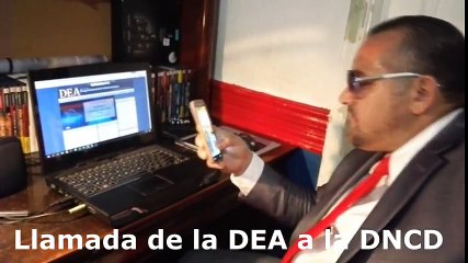 La DEA llama por telefono a la DNCD