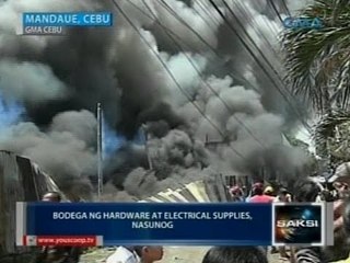 Saksi: Magkakahiwalay na sunog, sumiklab sa Cebu