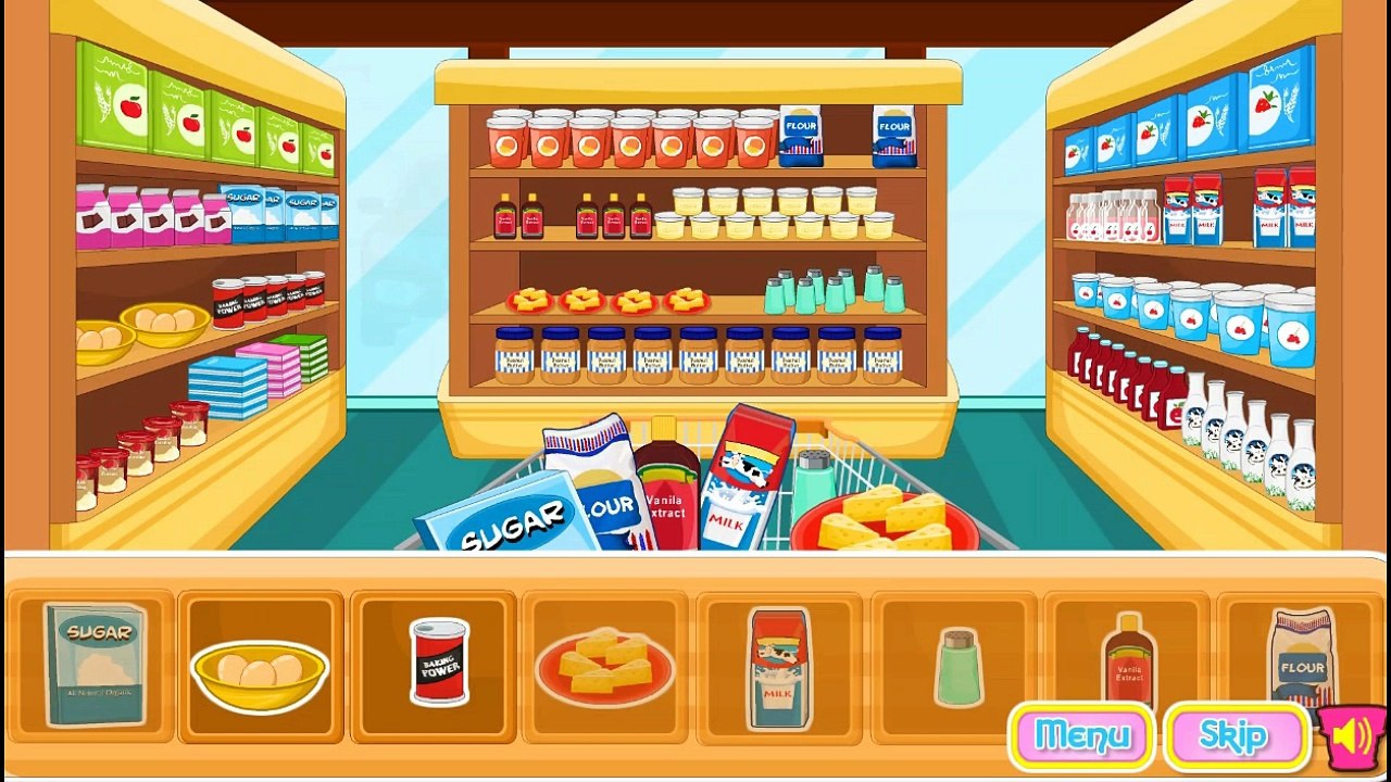 baby play ice cream cone cupcakes-make muffins ice cream-Play kid game with baby