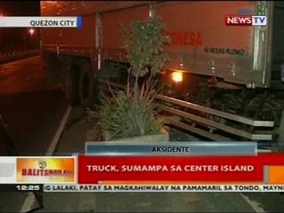 BT: Truck, sumampa sa center island