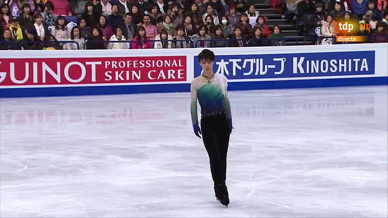 Yuzuru Hanyu (JPN). FP. WC Helsinki 2017