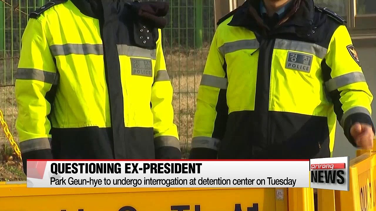 Prosecutors to question jailed ex-President Park Geun-hye on Tuesday