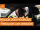 Police Dog Pounces Through Car Window