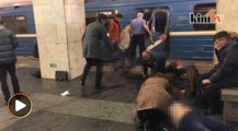 CCTV rakam detik-detik letupan di St Petersburg