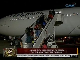 24 Oras: Mahigit 700 pang OFW mula Libya, ligtas na nakauwi