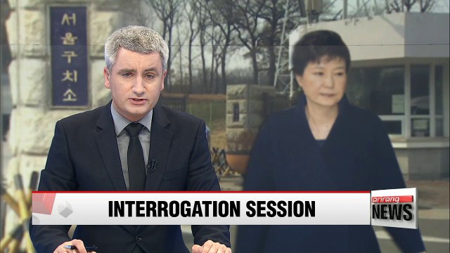 Prosecutors interrogate former President Park Geun-hye at detention center
