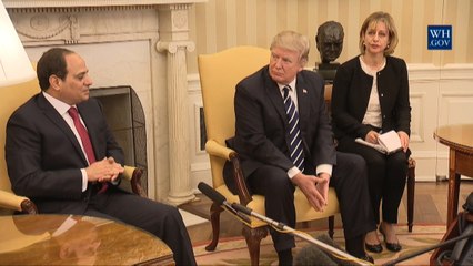 President Trump Says The President of Egypt Is Doing "A Fantastic Job"