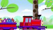 The Little Train - Learn Shapes & Flowers - Educational Videos - Trains & Cars Cartoons for children
