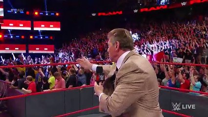 Mr. McMahon names Raw's new General Manager- Raw, April 3, 2017