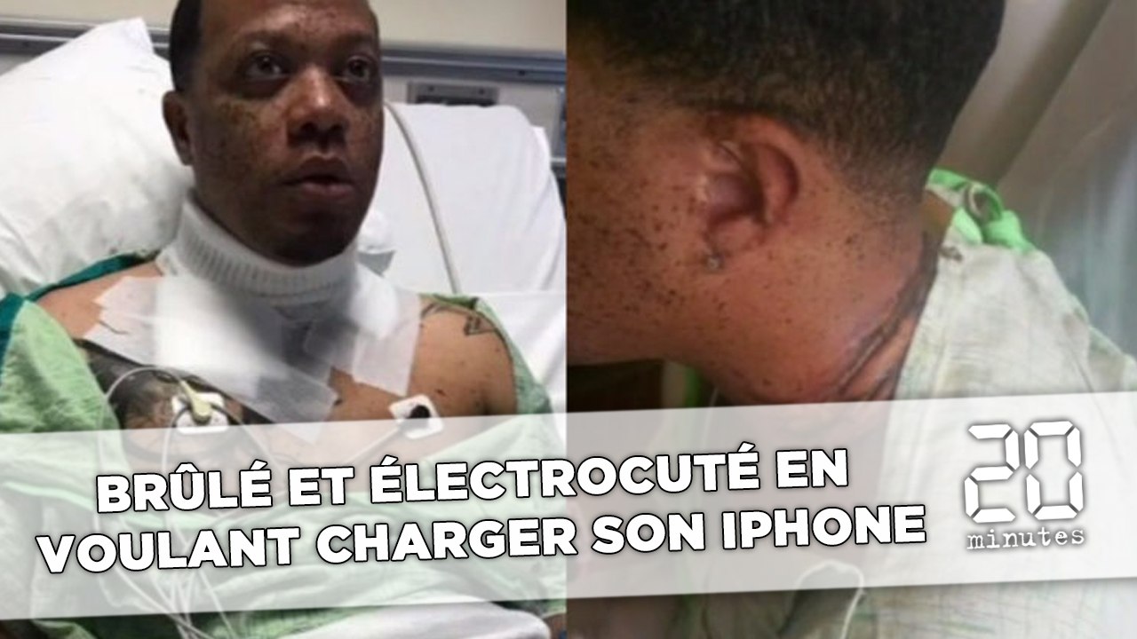 Un homme électrocuté dans son lit en voulant charger son iPhone Vidéo