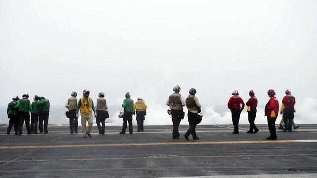 USS-George-H.W Bush Flight Deck Operations