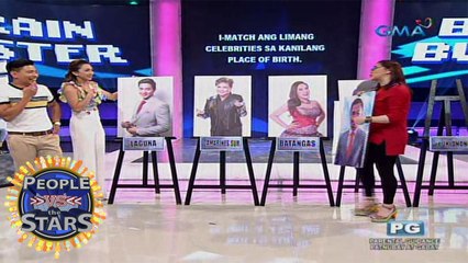 People vs the Stars: Celebrity’s place of birth in ‘Brain Buster Question’