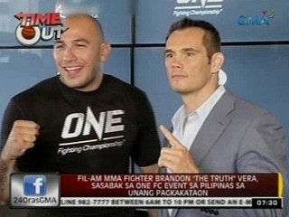 24 Oras: Fil-Am MMA fighter Brandon 'The Truth' Vera, sasabak sa ONE FC Event