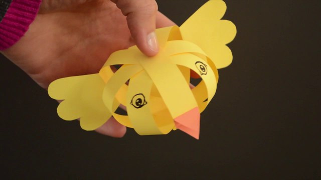 Tuto papier : Fabriquez un poussin en papier