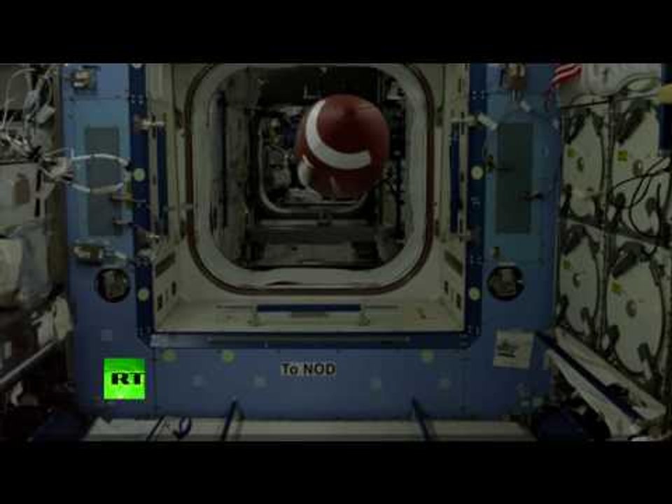 Meanwhile on Intl Space Station: Astronaut ‘sends’ ball traveling 564k yards at 8,800 yd per second