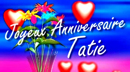 Joyeux Anniversaire Tatie