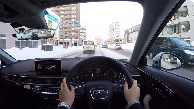 【Test Drive】2017 New Audi A4 2.0 TFSI quattro - POV City Drive-