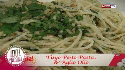 Idol sa Kusina: Tuyo Pesto Pasta and Aglio Olio