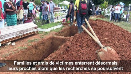 La Colombie enterre les victimes de la coulée de boue meurtrière