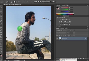 Awesome Black n White Protrait in photoshop