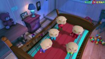 Five Little Babies Jumping On The Bed - 3d Rhymes - Nursery Rhymes For Babies