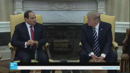 ماذا قال السيسي أما ترامب؟