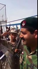 FOOTAGE: Respect Arab military men give to Pakistani armed forces.