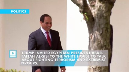 Trump promises to fight terrorism with help of Egypt