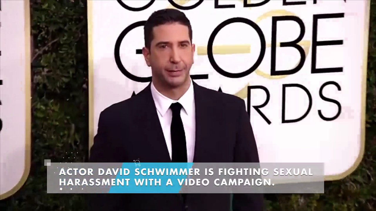 David Schwimmer fights sexual harassment with new campaign
