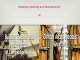 Cleaning and maintenance services