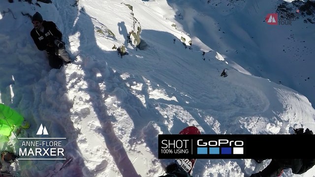 GoPro winning run Anne-Flore Marxer - Swatch Xtreme Verbier FWT17