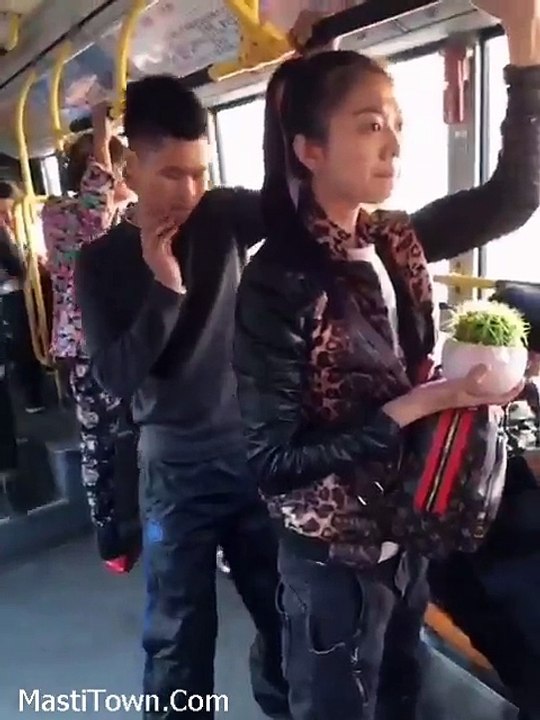 Funny Boy teasing a girl failed hehe