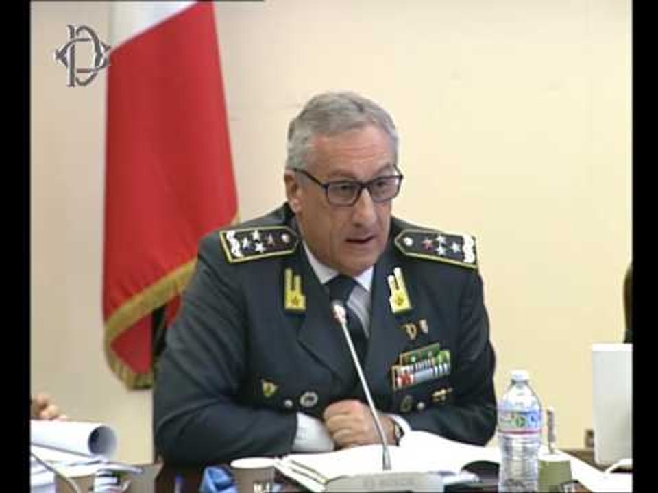 Roma - Contrasto evasione fiscale, audizione Toschi, Guardia di Finanza (30.03.17)