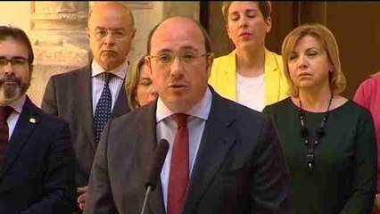 Pedro Antonio Sánchez dimite como presidente de Murcia