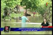 Fuertes lluvias provocan inundaciones en Ecuador