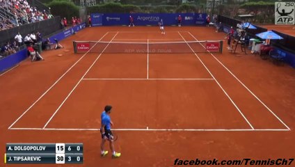 Alexandr Dolgopolov vs Janko Tipsarevic Highlights BUENOS AIRES 2017