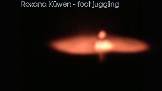 Jonglerie avec les pieds