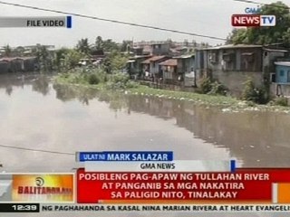 BT: Posibleng pag-apaw ng Tullahan River at panganib sa mga nakatira sa paligid nito, tinalakay