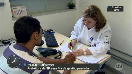 Prefeitura de SP diz que zerou fila de exames médicos da gestão passada