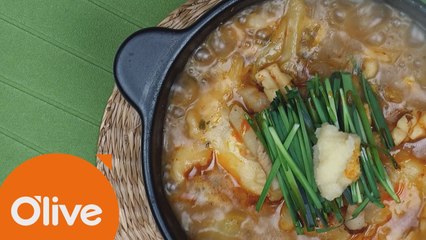 [60초 레시피] 한국밥심! 봄내음 솔솔 냉이된장수제비