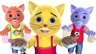 Three Little Kittens Nursery Rhyme Baby Songs by 3D Kids Rhymes