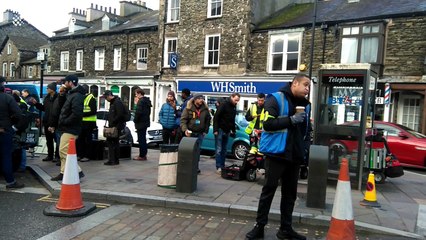 Peter Rabbit film crew take over Windermere in the Lake District
