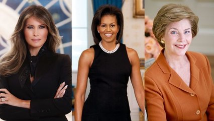 First Lady Portraits Through the Years