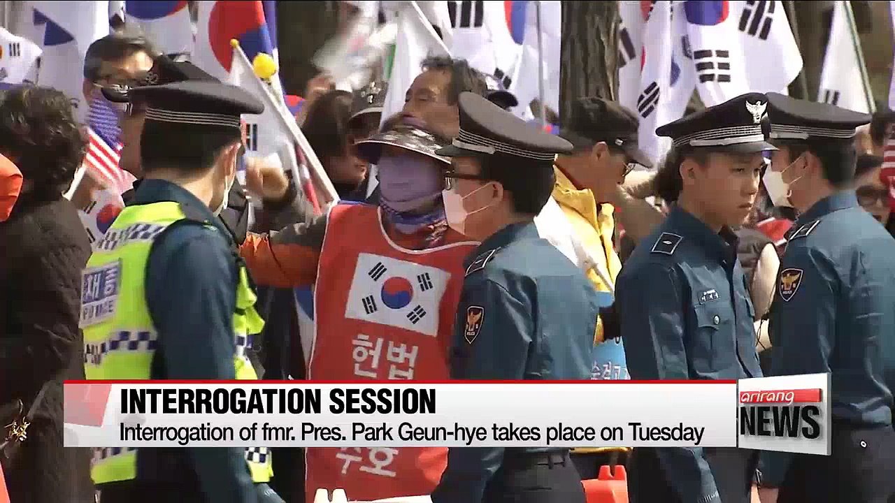 Prosecutors interrogate former President Park Geun-hye at detention center