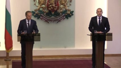 AB Konseyi Başkanı Tusk Bulgaristan'da