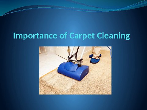 Advantages of Carpet Cleaning - James Frazermann