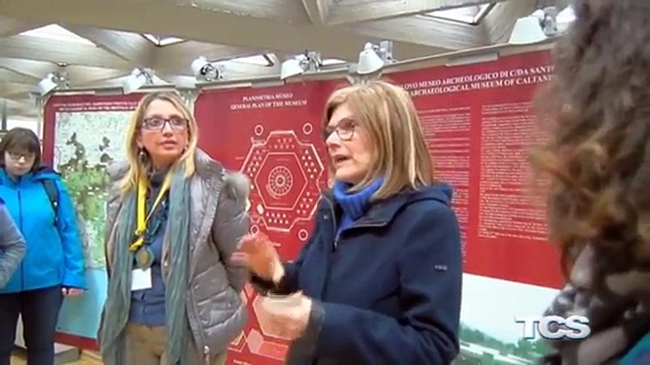 Studenti stranieri in visita al Museo Archeologico