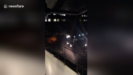 Newcastle Odeon cinema collapses during demolition works